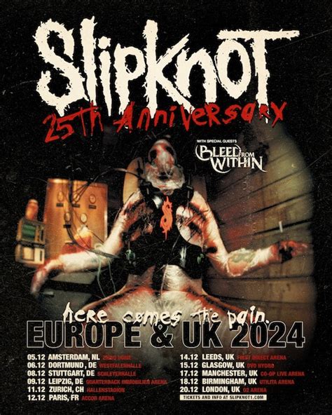 slipknot tour 2024 österreich